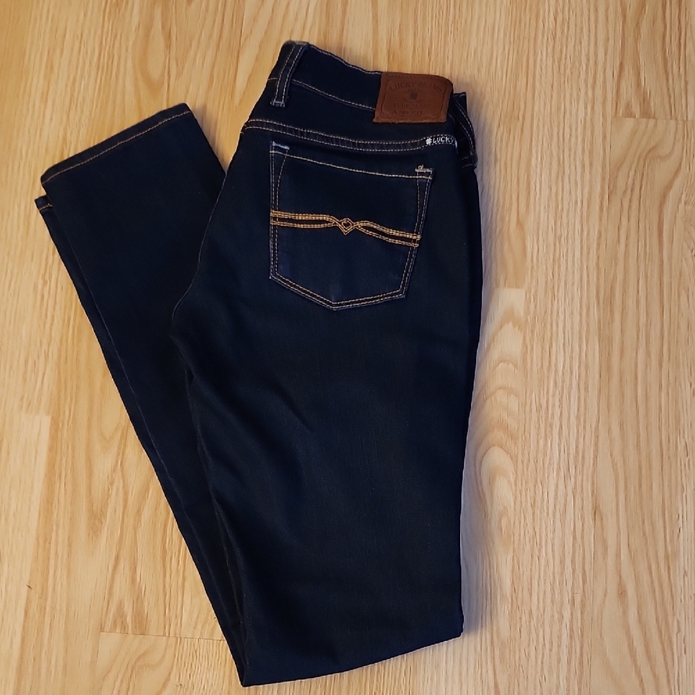 Lucky Brand Dark Indigo Skinny Jeans